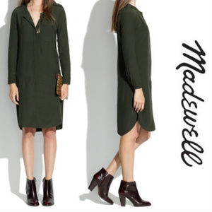 ❤⭐2x HOST PICK⭐❤ Olive Green Madewell Dress XS